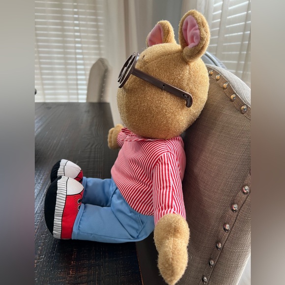Arthur Talking Doll Vintage 17” Playskool Toy Plush PBS 1996 Hasbro Working - Picture 2 of 13
